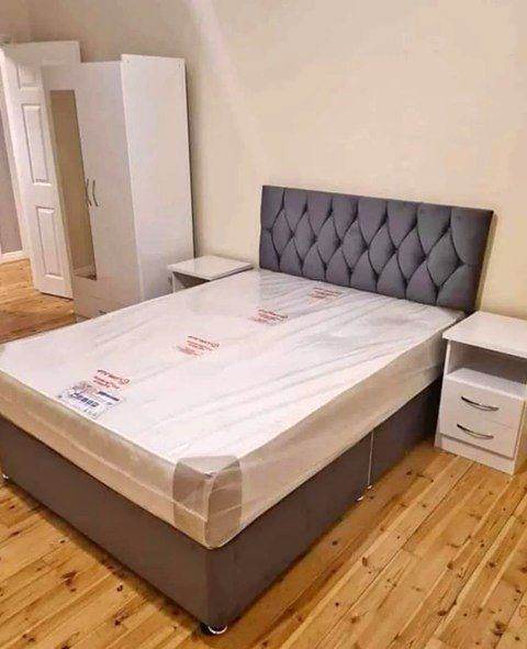 🔥 New Year Special! Divan Bed With Mattress – Single, King, Super King ::
