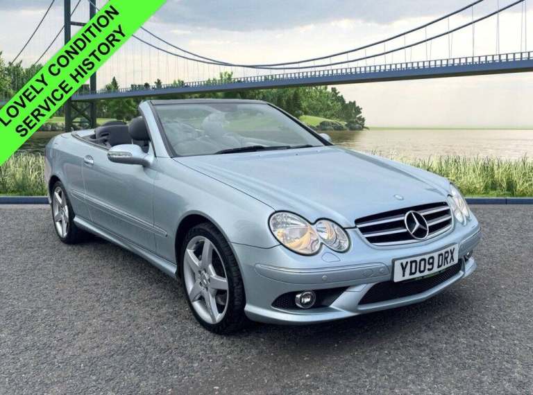 2009 Mercedes-Benz CLK 1.8 CLK200 Kompressor Sport Cabriolet 2dr Petrol Automatic (214 g/km, 184 ...