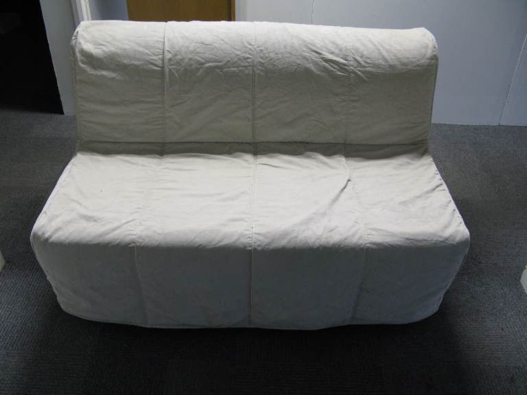 IKEA LYCKSELE LÖVÅS 2-seat sofa-bed, Knisa light grey ( Ikea price is £329 )