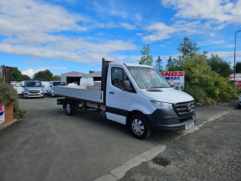 2021 ON 71 PLATE MERCEDES BENZ SPRINTER 316 LWB DROPSIDE PICKUP ULEZ FREE ZONE