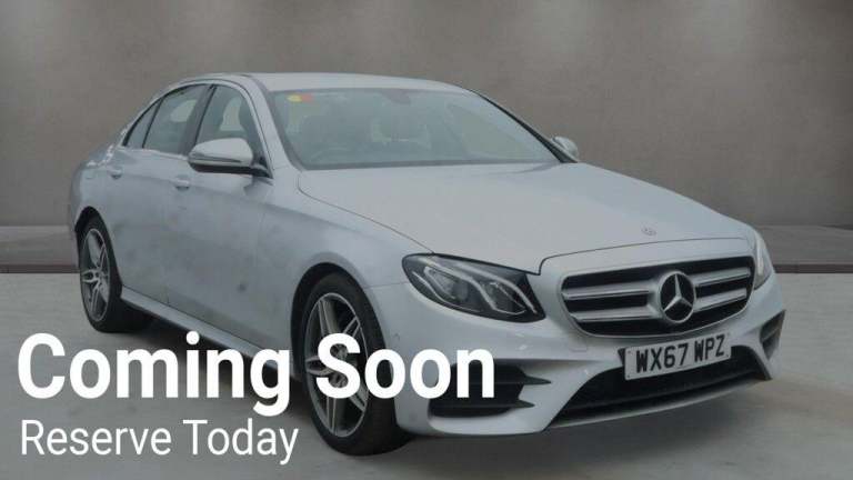 2017 Mercedes-Benz E Class E220d AMG Line 4dr 9G-Tronic SALOON DIESEL Automatic