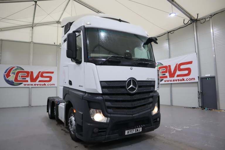 2017 (17 PLATE) Mercedes Benz ACTROS 2545 6x2 Euro 6 Tractor Units