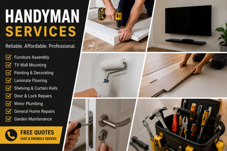 ✅Handyman✅Painter,✅Laminate floor installation✅And many more services available 🟢