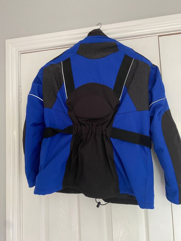 Blue and Black female Outdoor Jacket – Good Condition
