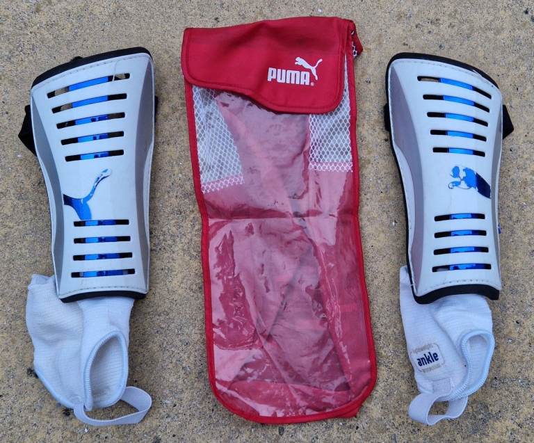 Pair of Puma shin pads