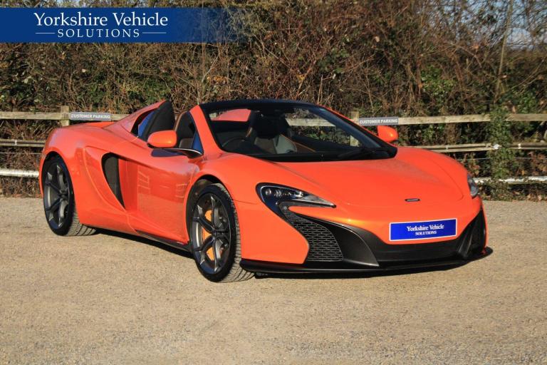2018 McLaren 650S 3.8T V8 Spider SSG Euro 6 2dr CONVERTIBLE Petrol Automatic