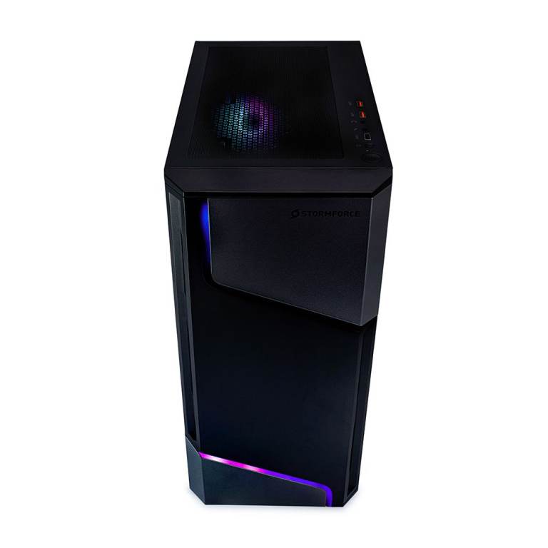 Gaming pc stormforce lumina ryzen and monitor