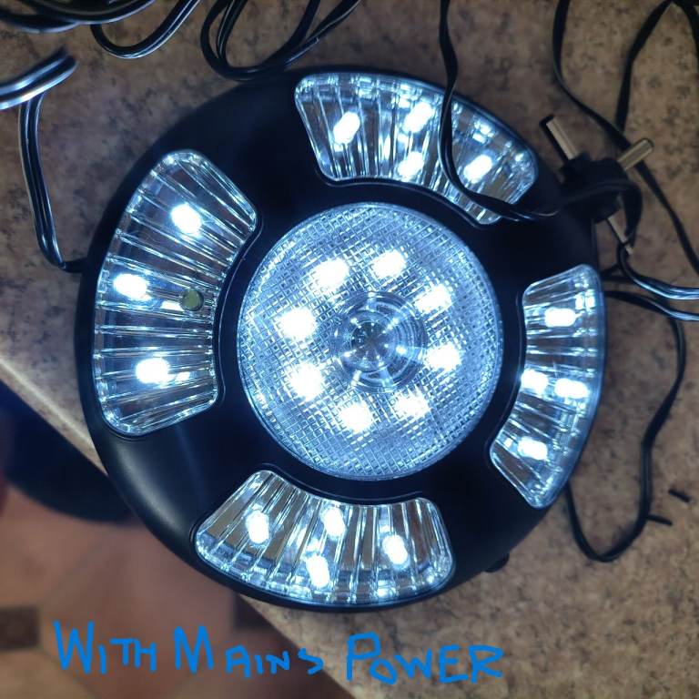 LED Mains/Battery Operated Light
