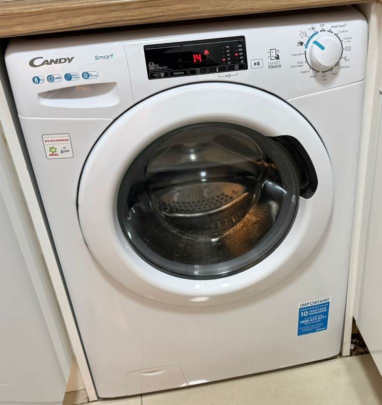 CANDY Quick Pro Washing Machine, 8kg Wash 1400 RPM