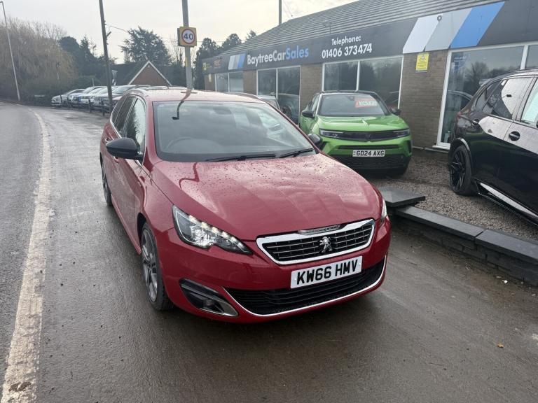 PEUGEOT 308 SW 2.0 BlueHDi GT Line Red Auto Diesel 2016