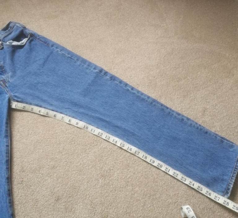 Men's Levi's Levi 501 Blue Jeans Straight Leg W30" L28"