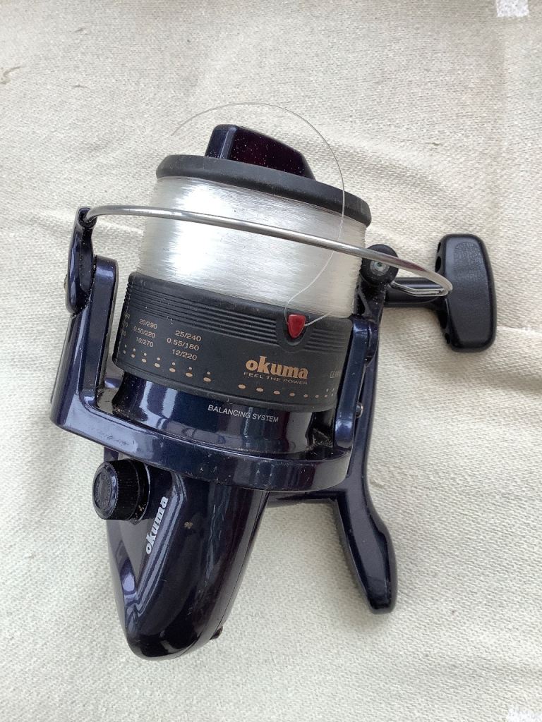 Okuma Beachcaster 80 Fishing Reel - Blue, Good Condition