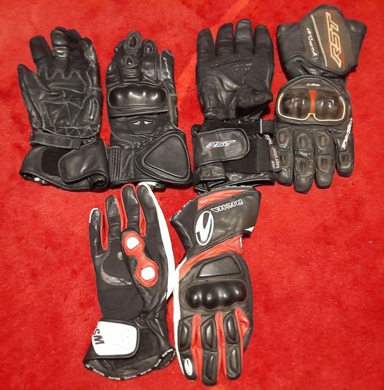 Motorcycle Gloves (3 Pairs)