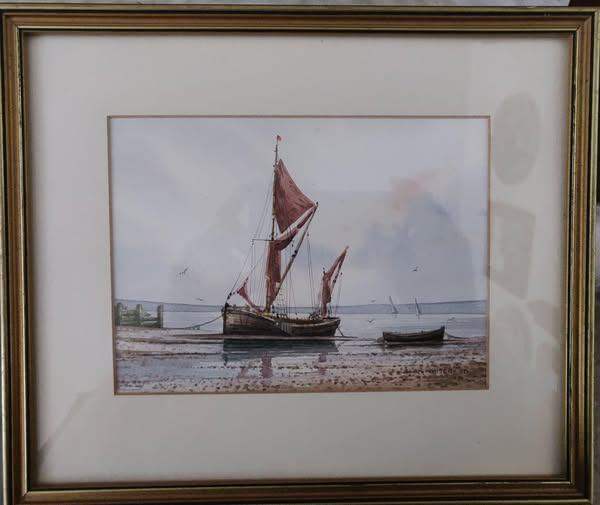 Framed Watercolour from Alan Whitehead, born 1952