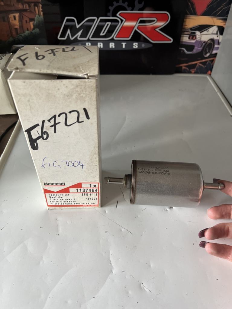 Motorcraft 1137454 Inline Fuel filter - fits the FIAT PANDA/UNO/TIPO/CINQUECENTO