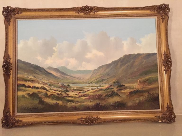 ART COLLECTORS - Large Oil On Canvas - (By Artist - The Late RB HIGGINS) 