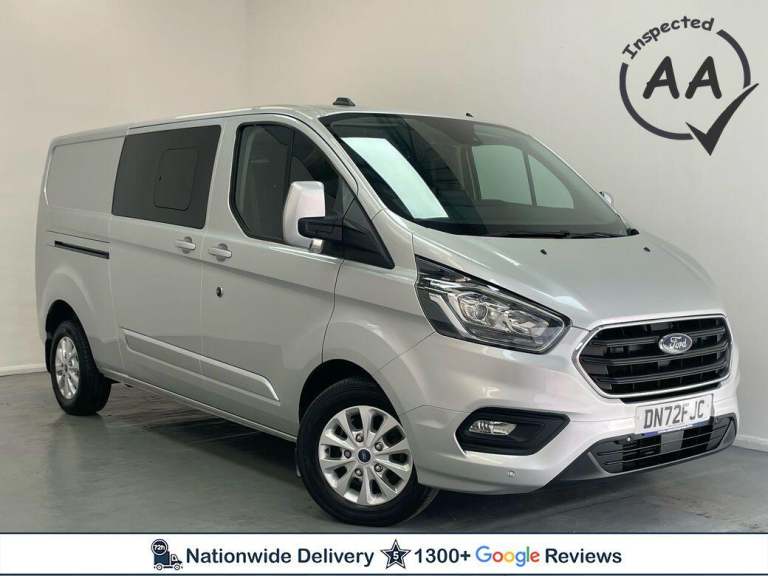 2022 Ford Transit Custom 2.0 320 EcoBlue Limited Crew Van Auto L2 H1 Euro 6 5dr PANEL VAN Diesel ...