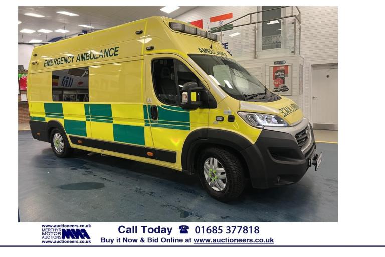 2020 Fiat Ducato 42 MAXI 2.3 MULTIJET II 176PS AMBULANCE C/W STRETCHER AND RAMP (EURO 6) --- PANE...