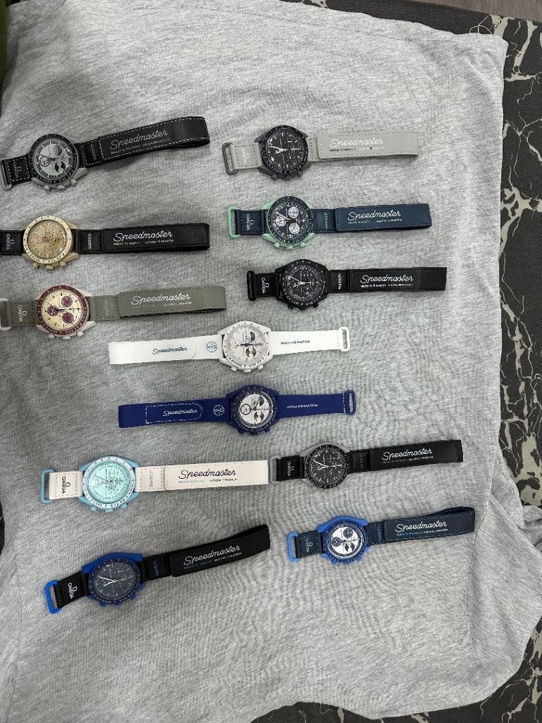 Swatch x Omega Speedmaster Watch – Mix Colors or Variations 