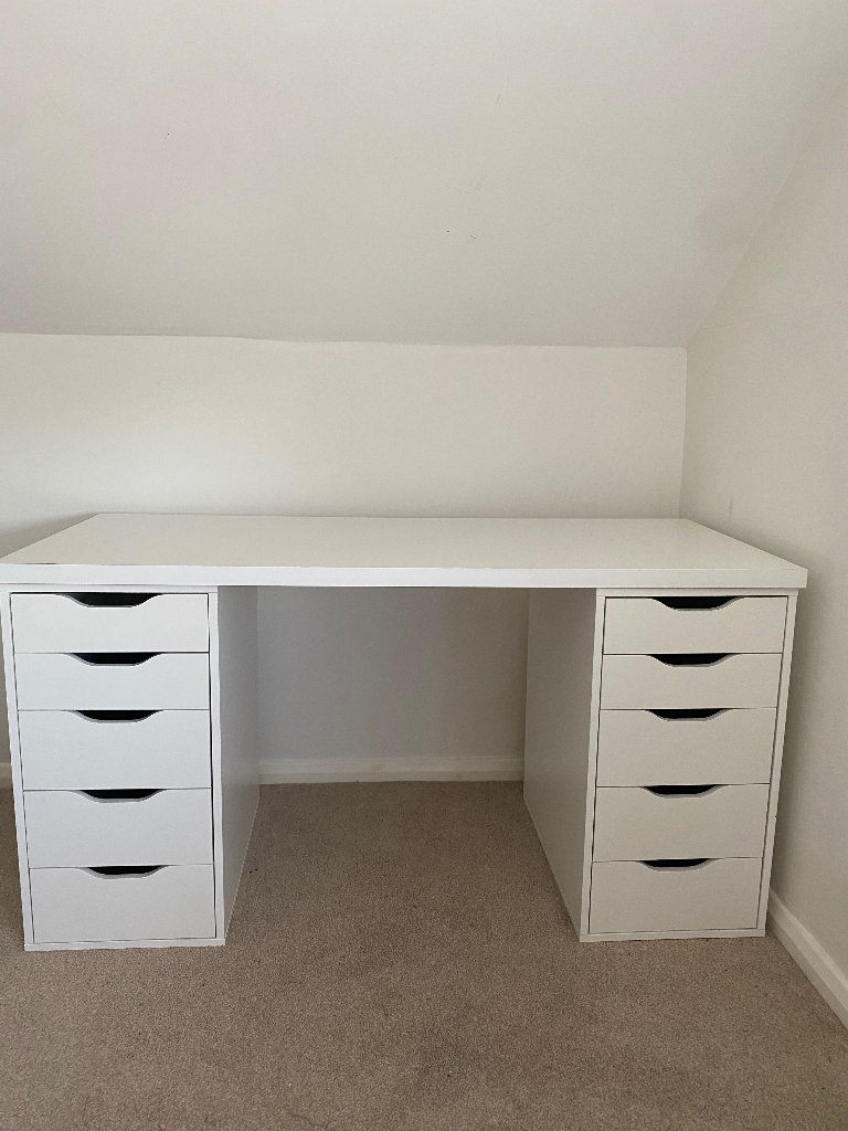 image for ikea alex draw desk
