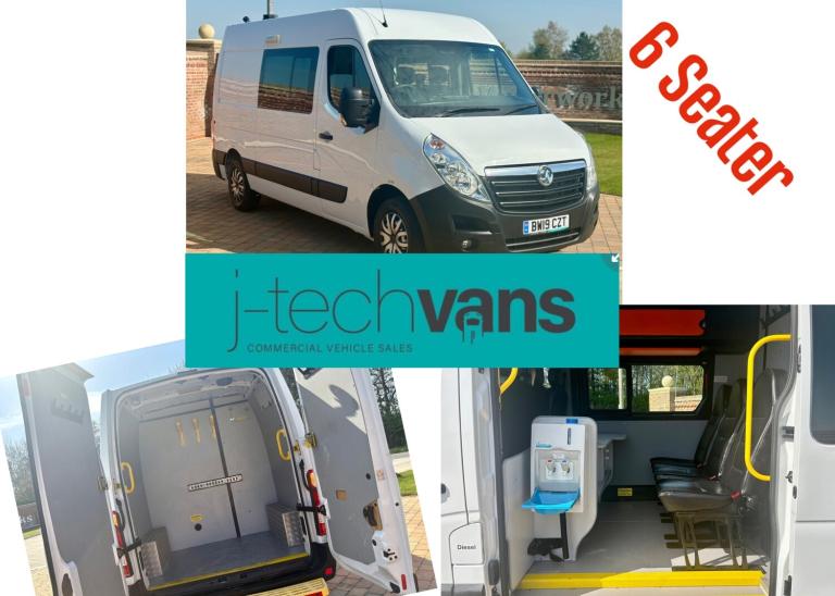 2019 Vauxhall Movano / Renault Master 2.3 CDTI L2 MWB Van ***Welfare / Camper / 6 Seater*** PANEL...