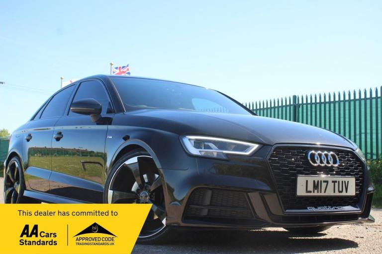 2017 Audi A3 2.0 TFSI Black Edition S Tronic quattro Euro 6 (s/s) 4dr Saloon Petrol Automatic