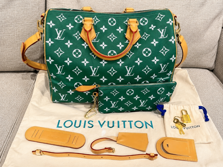 Louis Vuitton Speedy P9 Bandoulière 40 – Green Monogram – M24417 – Receipt & Full Set