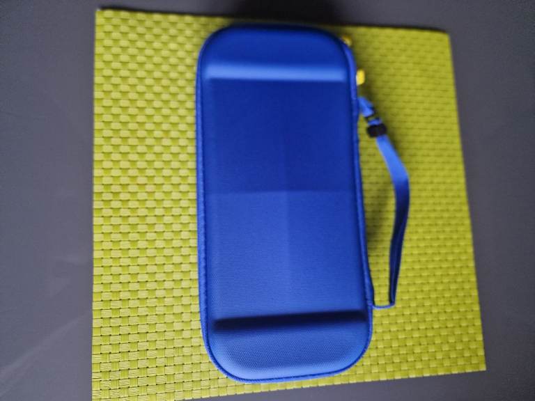 Gaming Console Carry Case for Kids & Adults - Hard Shell - Brand New - Blue