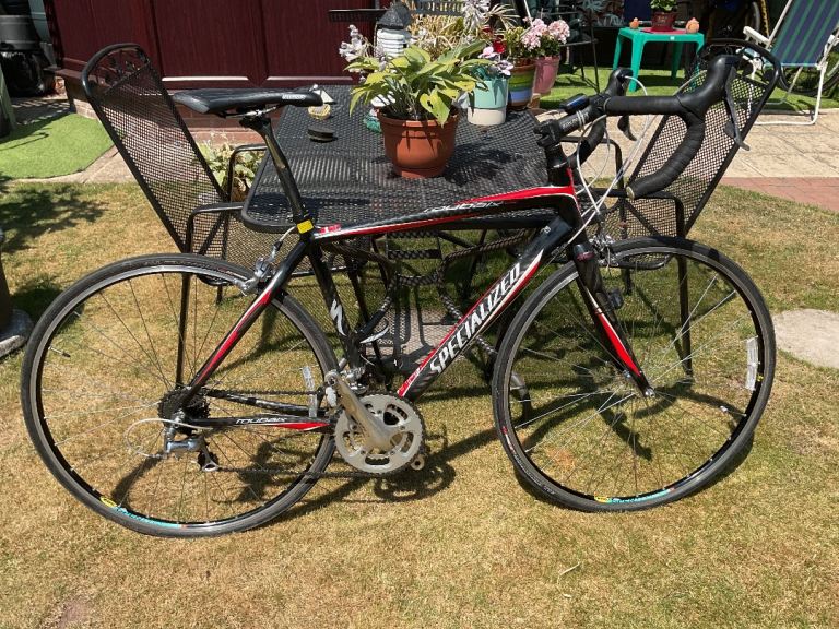 Specialized Road Bike – Black/Red, Good Condition