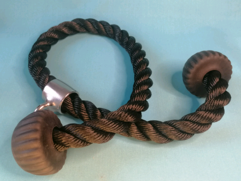 36 - inch. Cable Machine Attachment Multi Workout Rope with Handles. 