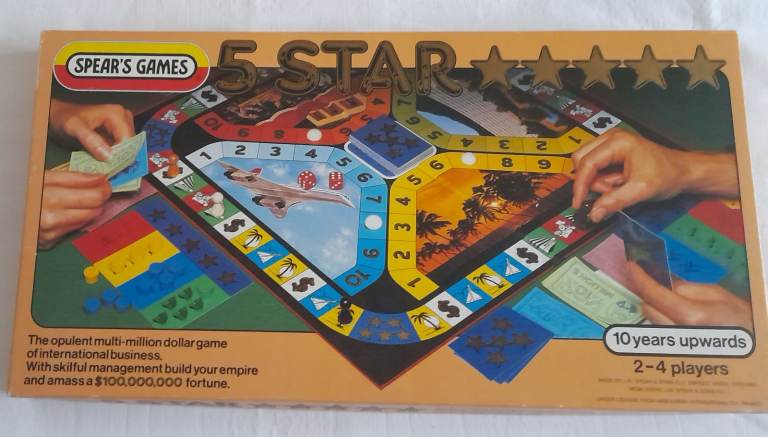Vintage 5 STAR Board Game by Spears.