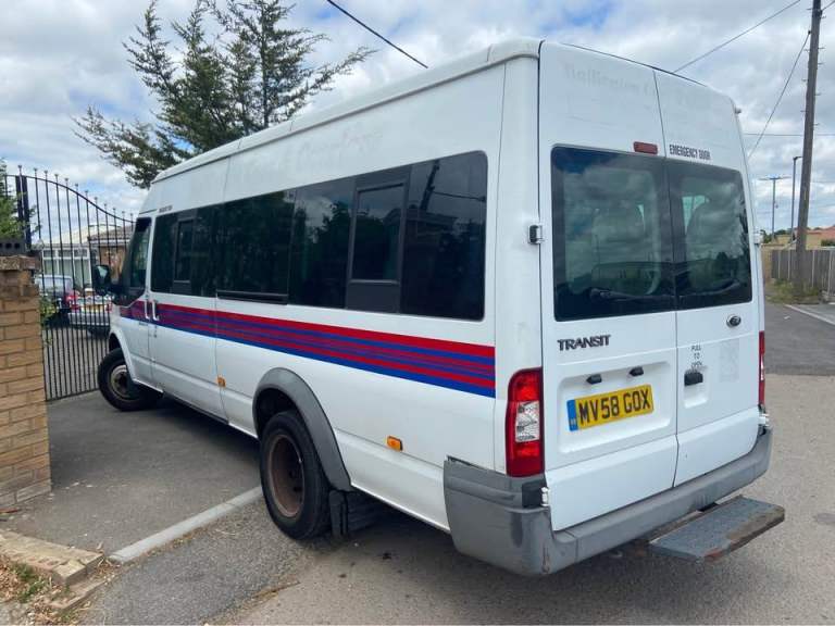 2008 Ford, TRANSIT twin wheel 17 seater low miles no vat