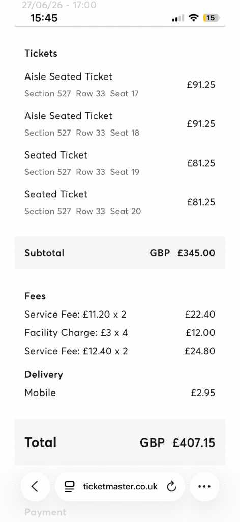 Harry Styles tickets 