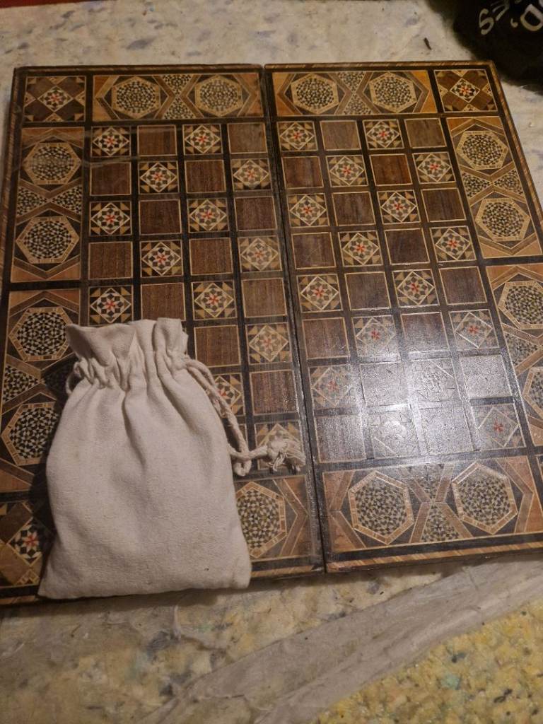 Vintage backgammon/drafts