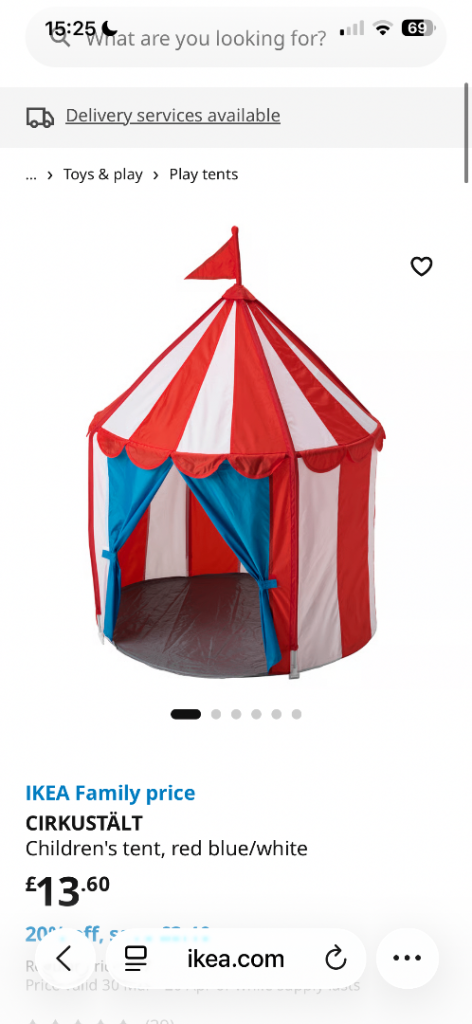 Ikea Play Tent