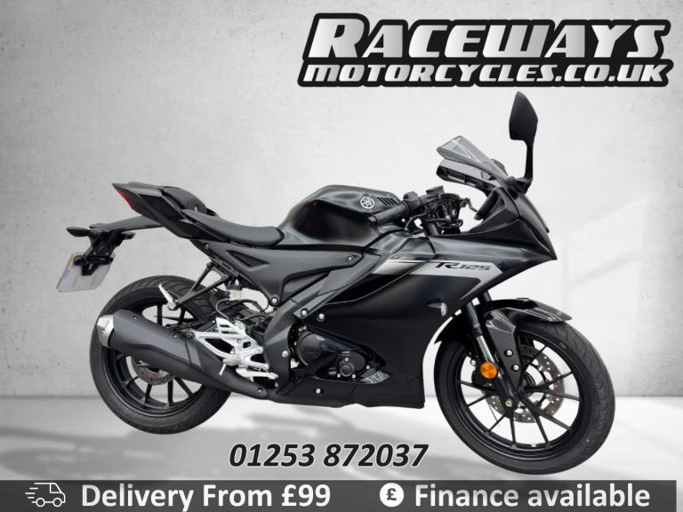 YAMAHA YZF-R125 BLACK 2025 25 PRE REGISTRERED, 125 CC 2 PDI MILES ONLY