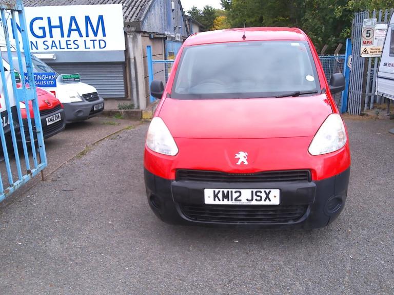 2012 Peugeot Partner 625 S 1.6 HDi 75 Van PANEL VAN Diesel Manual