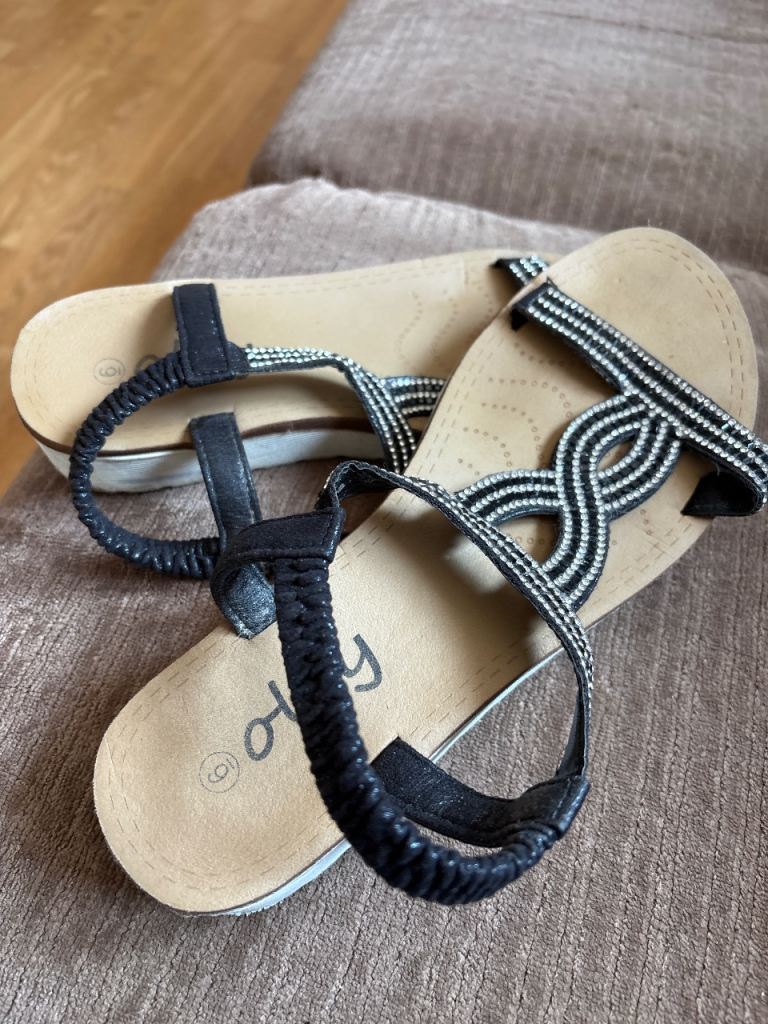 Black sandals