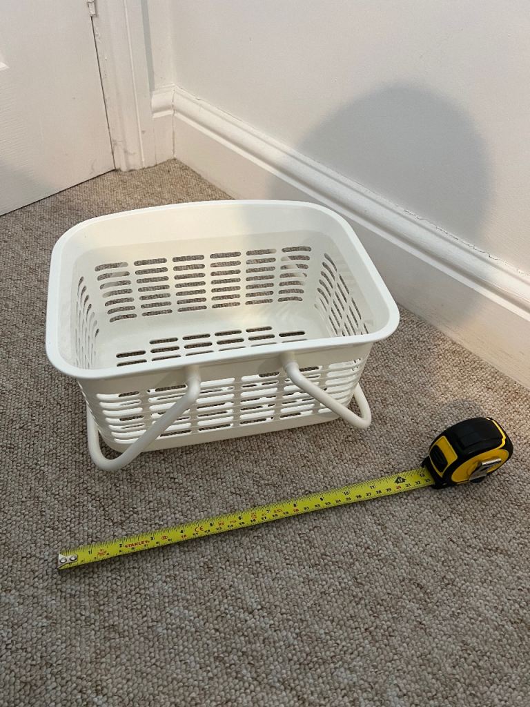 White Plastic Basket