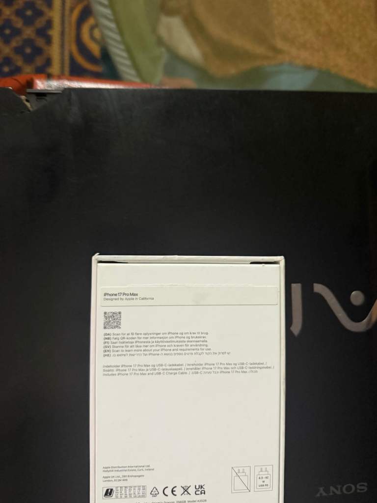 Apple iPhone 17 Pro Max 256 GB Cosmic Orange Sealed Unlocked and Unopened