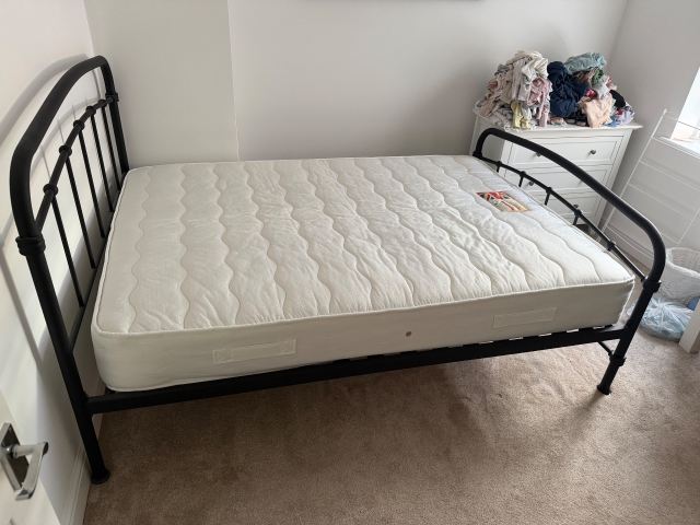 Double Bed Frame and Mattress, £25.00 for Sale in Norwich, Norfolk