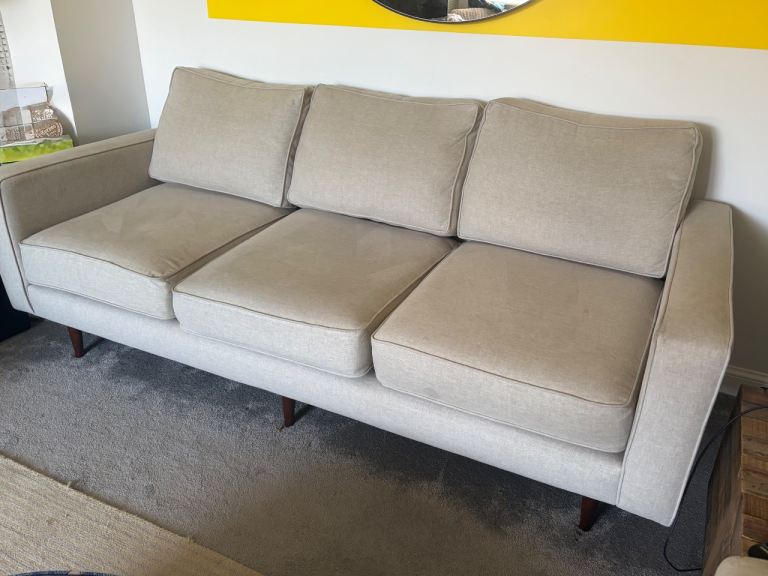 X 2, 3 seater sofas 