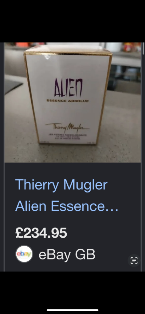 Thierry Mugler Alien Essence Absolue Fragrance - New in Box
