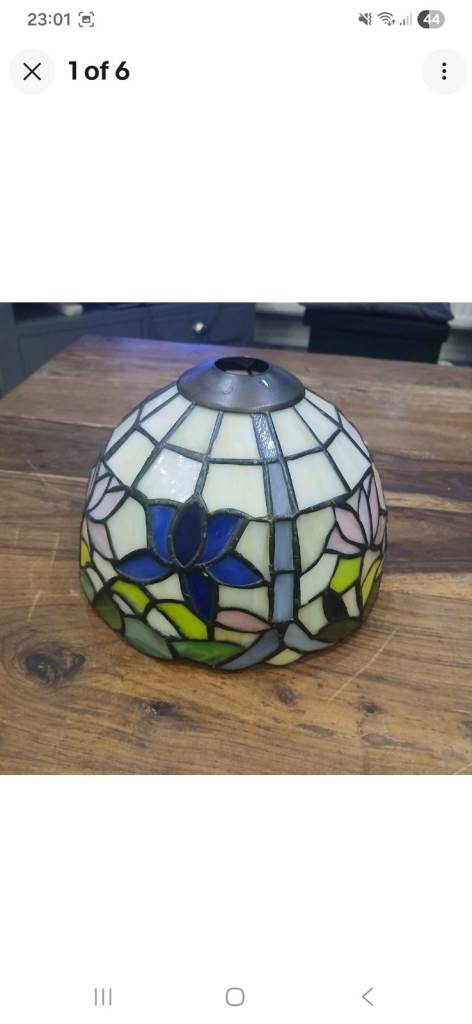 Tiffany Style Stained Glass Lampshade From BHS