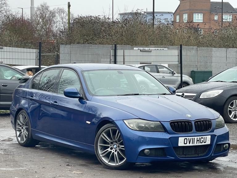 * 2011 BMW 320D M SPORT PLUS EDITION + FULL LEATHERS + ALLOYS + HI CLEAR * 