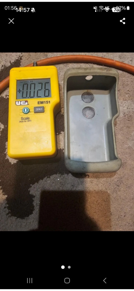 Working UEi EM151 Scale Electronic Manometer