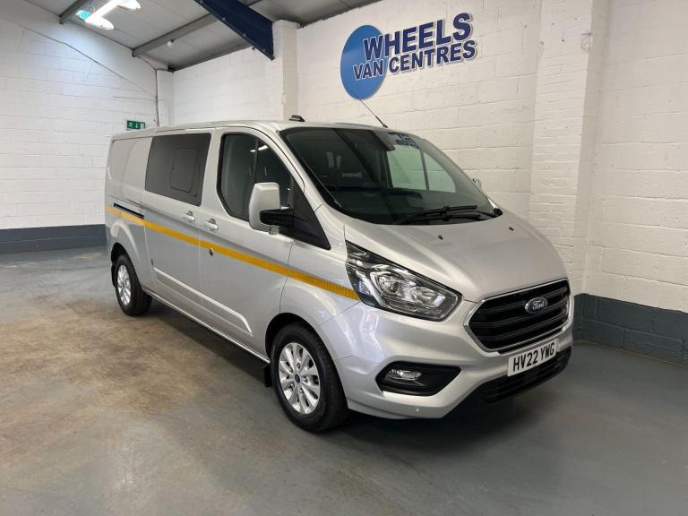 2022 Ford Transit Custom 2.0 EcoBlue 130ps Low Roof D/Cab Limited Van PANEL VAN DIESEL Manual