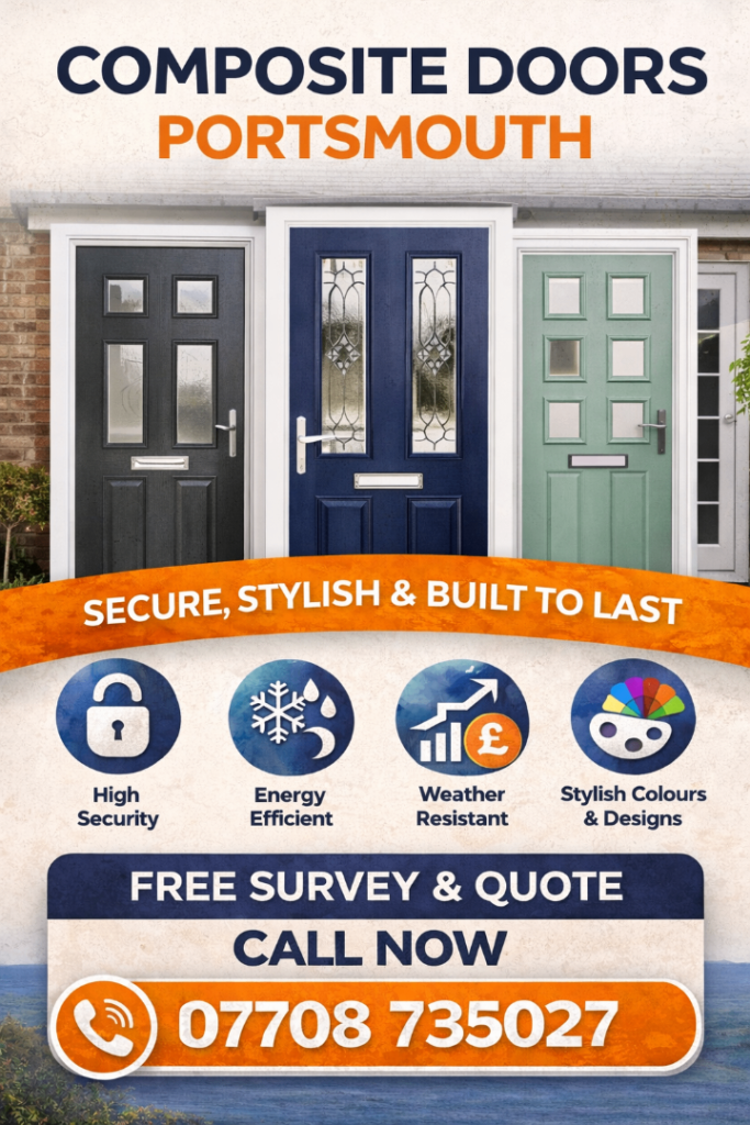 Composite Doors Portsmouth – Secure, Energy Efficient & Built To Last