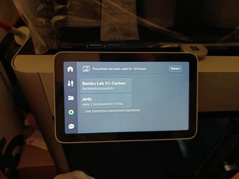 Bambu X1C with AMS and plenty of fillament 