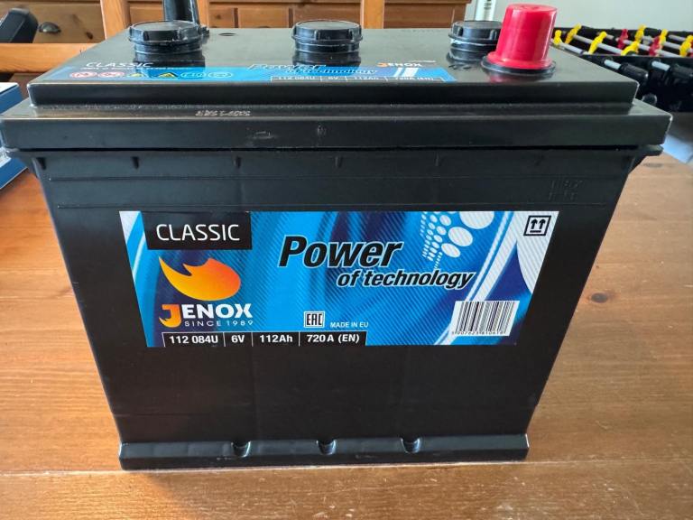Classic Car/Tractor Battery 6 Volt Type 511